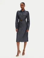 Sukienki - Guess Sukienka codzienna 5GGK05 7295A Granatowy Regular Fit - miniaturka - grafika 1