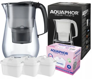 Duży Dzbanek filtrujący Aquaphor Onyx 4,2 + 3 filtry wkłady Maxfor MG+ - Dzbanki filtrujące - miniaturka - grafika 1