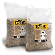 Żwirek dla kotów - Tofik 2x25 L -Żwirek zbrylający dla kota, kruszon - miniaturka - grafika 1