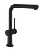 Baterie kuchenne - Hansgrohe M54 - Bateria zlewozmywakowa Talis z wyciąganą wylewką, EcoSmart, czarny mat 72845670 - miniaturka - grafika 1
