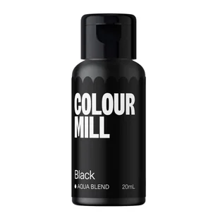 Barwnik spożywczy wodny Colour Mill Black - CZARNY 20ml - Dodatki do ciast w proszku - miniaturka - grafika 1
