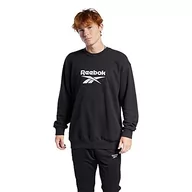 Bluzy męskie - Reebok Męska bluza Cl F Vector Crew, czarny, XS - miniaturka - grafika 1