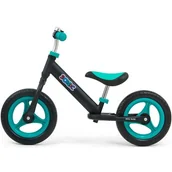 Rowerki biegowe - Milly Mally Rowerek Biegowy Sonic Black-Mint - miniaturka - grafika 1
