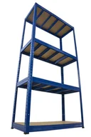 Szafy i regały magazynowe - Regał Helios magazynowy metalowy HNN_180X110X50_4_400 ilość półek 4 nośność 400 kg / Wamar-Sosenka - miniaturka - grafika 1