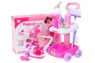 Wózek Do Sprzątania Dla Dzieci Odkurzacz Akcesoria - Zabawki AGD - miniaturka - grafika 1