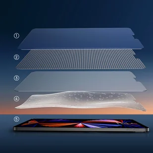 Baseus 2x Full-glass film 0,3mm szkło hartowane do iPad Pro 10.5" / iPad Air 3 10.5" / iPad 7/8/9 10.2" (2021/2020/2019) z zestawem montażowym - Akcesoria do tabletów i e-booków - miniaturka - grafika 12