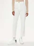 Spodnie damskie - Gant Chinosy 4150261 Biały Slim Fit - miniaturka - grafika 1