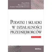 Finanse, księgowość, bankowość - Podatki i składki w działalności przedsiębiorców - miniaturka - grafika 1