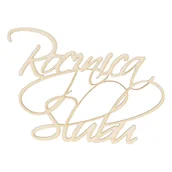 Scrapbooking - EKO-DECO, napis, Rocznica Ślubu, tekturowy - miniaturka - grafika 1