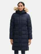 Kurtki damskie - Tom Tailor Kurtka puchowa 1042915 Granatowy Regular Fit - miniaturka - grafika 1