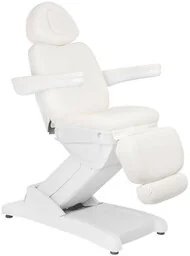 Fotel kosmetyczny elektr. azzurro 871 4 siln. biały - Fotele kosmetyczne - miniaturka - grafika 1