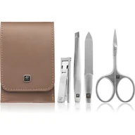 Akcesoria do paznokci - Zwilling twinox etui ze skóry bydlęcej z zatrzaskiem, 4-częściowy, gołębi 97444-005-0 - miniaturka - grafika 1