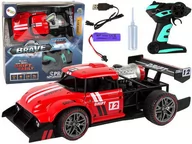 Zabawki zdalnie sterowane - Auto Zdalnie Sterowane Sportowe R/C 1:16 Czerwone Para Wodna - miniaturka - grafika 1