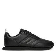 Sneakersy męskie - Sneakersy Calvin Klein Low Prof Runn Laceup Tape HM0HM01897 Czarny - miniaturka - grafika 1