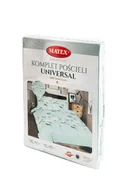Pościel - Pościel 160x200 w hortensje bawełniana miętowa Universal 01 Matex - miniaturka - grafika 1