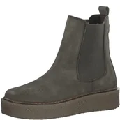 Kozaki damskie - Marco Tozzi Damskie 2-26853-29 skórzane buty z podszewką, modne kozaki, oliwkowe, 41 EU - miniaturka - grafika 1