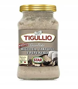 Star Star Tigullio Ricotta, trufle i czarny pieprz - Pesto, sos do makaronu (185 g) 2656g63376d6 - Sosy w słoikach - miniaturka - grafika 1
