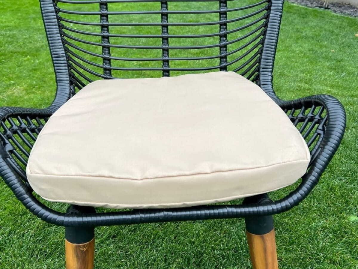 Bello Giardino Poszewka na poduszkę do krzeseł ogrodowych siedzisk 42x46 cm beżowa