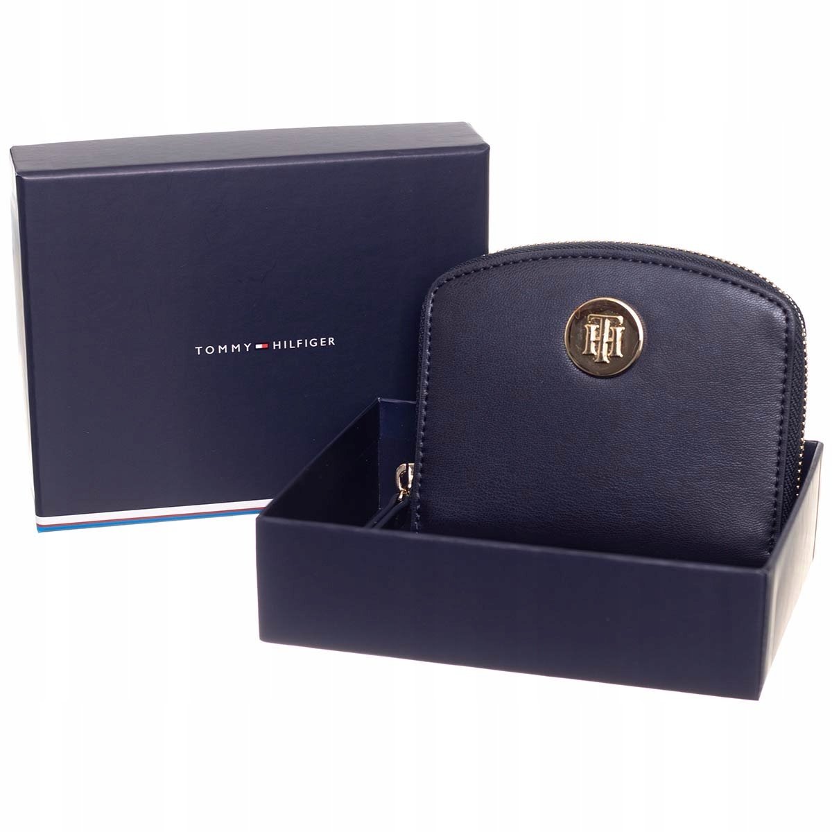 Tommy hilfiger portfel damski chic med granatowy