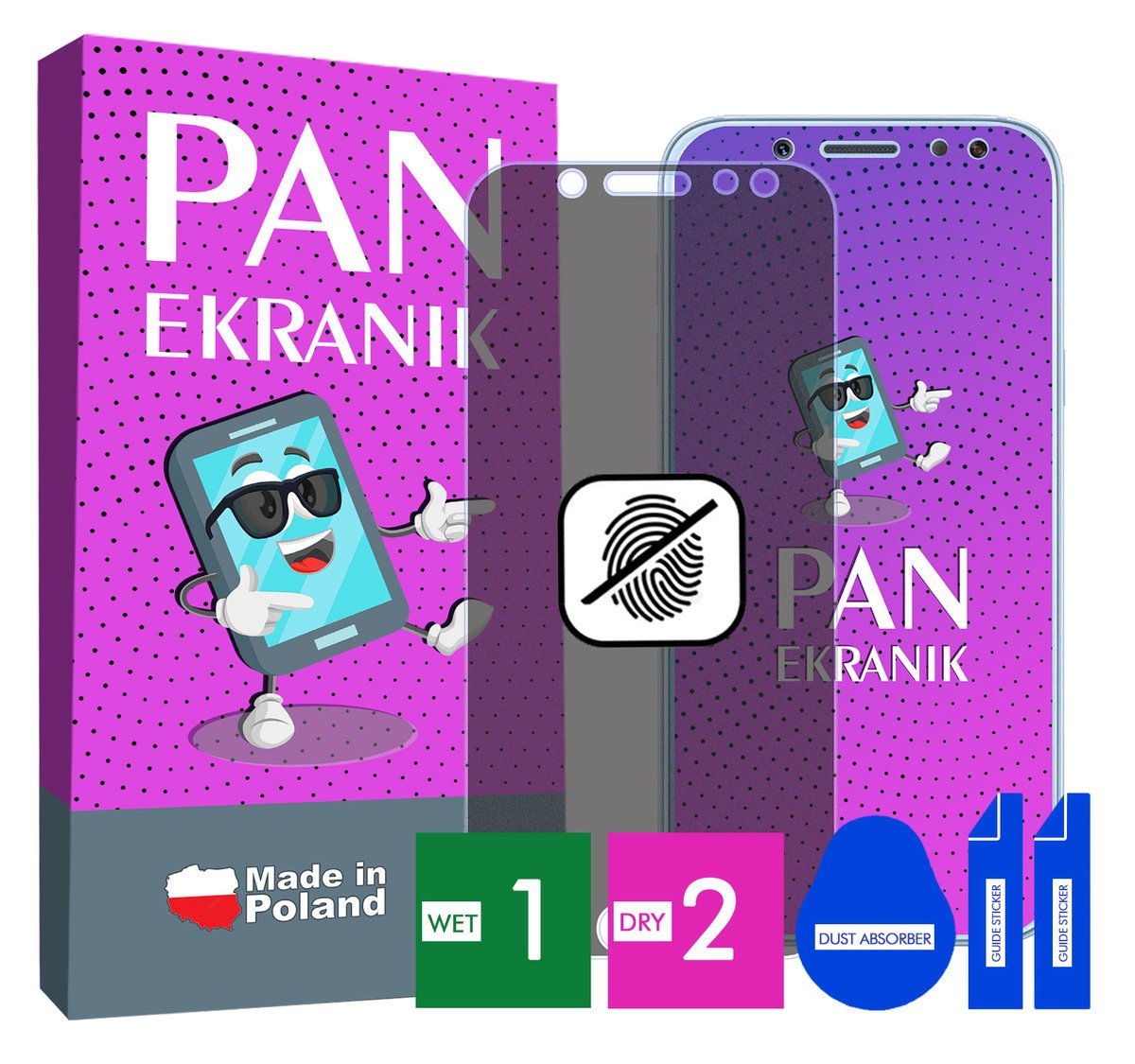 FOLIA 5D PRYWATYZUJĄCA MATOWA DO SAMSUNG GALAXY J5 2017 CAŁY EKRAN