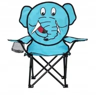 Akcesoria dla lalek - Składane krzesełko dla dzieci z oparciem zwierzątko 343562cm - miniaturka - grafika 1