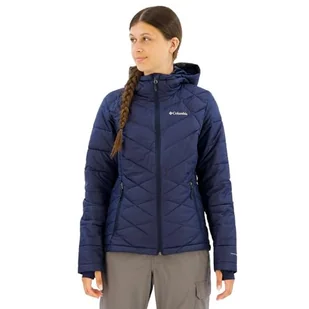 Columbia Damska kurtka z kapturem Heavenly, Collegiate Navy, L - Kurtki damskie - miniaturka - grafika 1