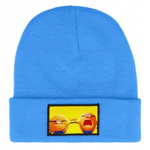 CZAPKA BEANIE ZIMOWA CIEPŁA NIEBIESKA DLA DZIECI MOTYW Despicable Me 2 WZ - Czapki damskie - miniaturka - grafika 1