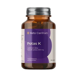 Potas mega dawka 365mg KetoCentrum (100 kapsułek) - Witaminy i minerały - miniaturka - grafika 1