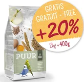 Karma dla ptaków - WITTE MOLEN PUUR 2kg BUDGIE + 20% GRATIS 2.4KG - miniaturka - grafika 1