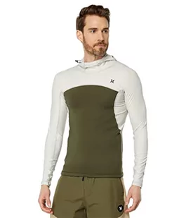 Hurley Coast Guard Hooded Surf Top Koszulka Męska - Koszulki męskie - miniaturka - grafika 1