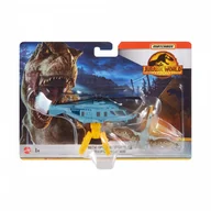 Samoloty i helikoptery - Matchbox Jurassic World Helikopter Ratunkowy - model lub pojazd - miniaturka - grafika 1