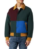 Kurtki męskie - Wrangler męska kurtka bomber, Darkest Spruce​, S - miniaturka - grafika 1