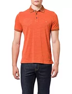 Koszulki męskie - camel active Męska koszulka polo, pomarańczowy, L - miniaturka - grafika 1