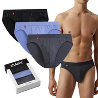 Majtki męskie - SLIPY MĘSKIE bawełniane sport wygodne dopasowane Atlantic *XXL - miniaturka - grafika 1