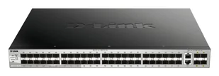 D-Link DGS-3130-54S/E łącza sieciowe Zarządzany L3 10G Ethernet (100/1000/10000) Szary - Pozostałe akcesoria sieciowe - miniaturka - grafika 1