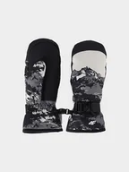 Rękawiczki dla dzieci - 4F Rękawiczki funkcyjne w kolorze szarym - miniaturka - grafika 1