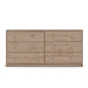 Komody - Komoda w dekorze dębu Tvilum May, 143 x 68 cm - miniaturka - grafika 1