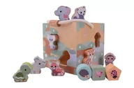 Sortery dla dzieci - Drewniany sorter The Wildies Family - miniaturka - grafika 1