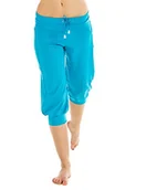 Spodnie rowerowe - Winshape Damskie spodnie treningowe 3/4 WBE5, turkusowe, S, WBE5-TUERKIS-S - miniaturka - grafika 1