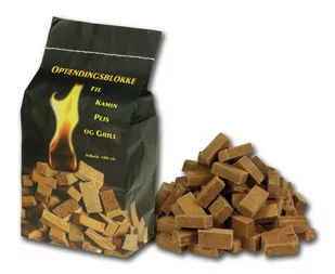 Podpałka ekologiczna w kostce 100 szt. - Akcesoria do grilla - miniaturka - grafika 1