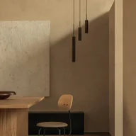 Lampy sufitowe - Audo Copenhagen Lampa wisząca Audo Tubulaire, kolor brązowy, aluminium, 3-punktowa. - miniaturka - grafika 1