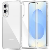 Etui i futerały do telefonów - Etui TECH-PROTECT FlexAir Hybrid do Samsung Galaxy S25 Edge Przezroczysty - miniaturka - grafika 1