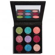 Cienie do powiek - Makeup Revolution Pressed Glitter Palette paleta prasowanych brokatów odcień Abracadabra 10,8 g - miniaturka - grafika 1