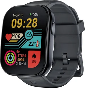 Kumi U6 KU-U6/BK Czarny - Smartwatch - miniaturka - grafika 1