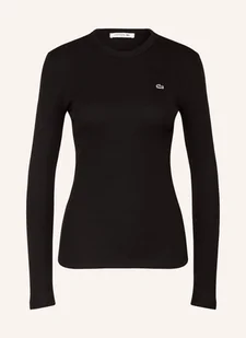 Lacoste Koszulka Z Długim Rękawem schwarz - LACOSTE - Koszulki i topy damskie - miniaturka - grafika 1