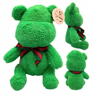 Maskotka Miś Pluszowy Na Walentynki Misio Z Kokardą Na Prezent 30 cm - Maskotki i pluszaki - miniaturka - grafika 1