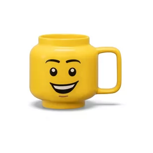 Żółty ceramiczny kubek dla dzieci 530 ml Head – LEGO® - Kubki dla dzieci - miniaturka - grafika 1