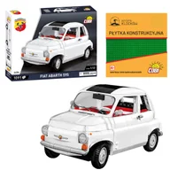 Klocki - Cobi 24354 Samochód Fiat Abarth 595 1091 El. + PŁYTKA - miniaturka - grafika 1
