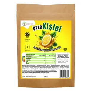 Sansei Kisiel bez dodatku cukru op. 20g smak cytrynowy - Kisiel - miniaturka - grafika 1