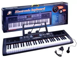 JOKOMISIADA Keyboard Jokomisiada IN0092 61 Klawiszy Mikrofon 128819 - Instrumenty muzyczne dla dzieci - miniaturka - grafika 1
